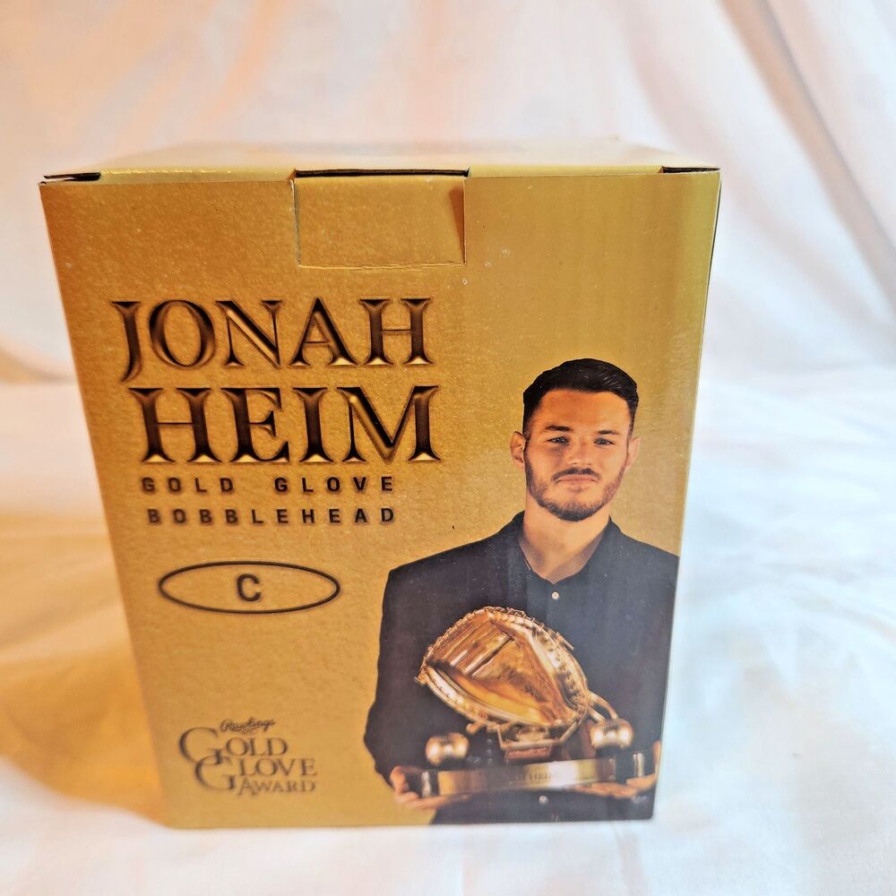 Jonah Heim Gold Glove Bobblehead Texas Rangers SGA 7/24/24 New in Box